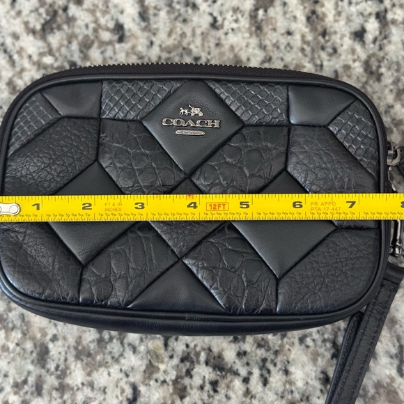 Coach Quilted Black Crossbody Bag - Picture 6 of 7